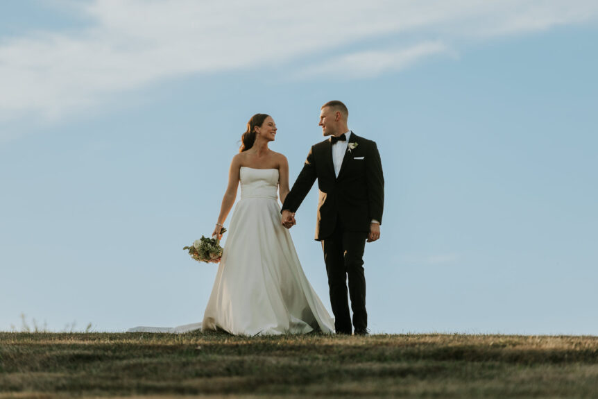 Bridal at couple at Zion Springs, capturing the magical ambiance of Virginia's premier wedding location.